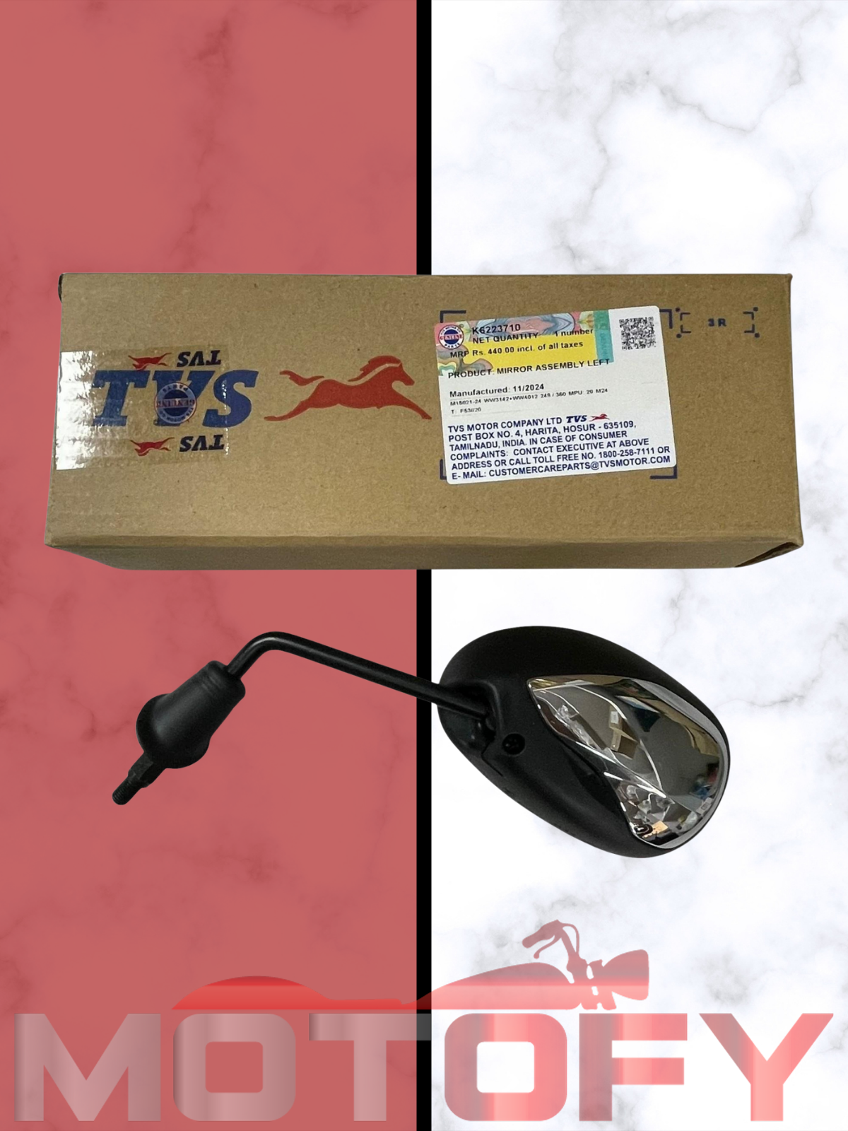 TVS JUPİTER 125 AYNA SOL ORİJİNAL - K6223710