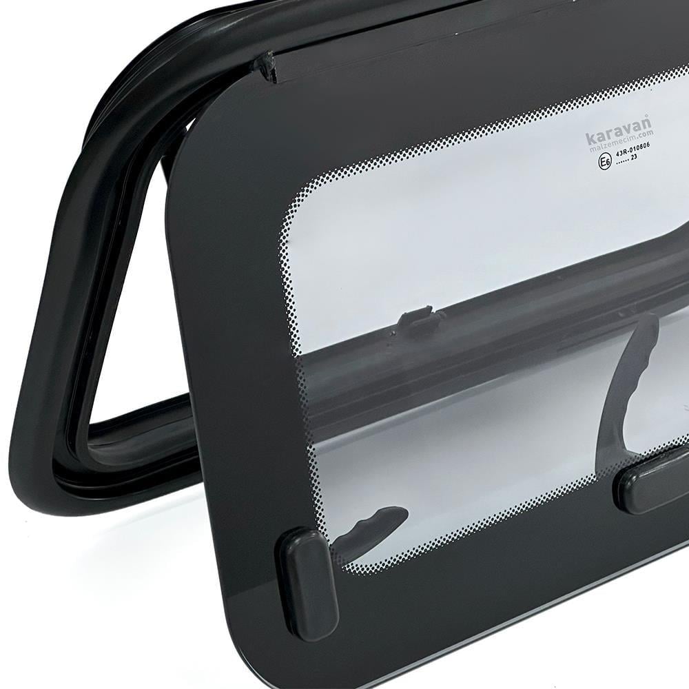 Pistonlu Karavan Camı 50x30cm Oval Köşe Yerli