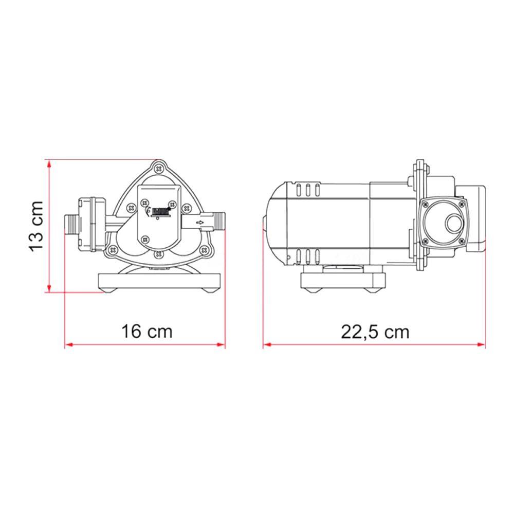 Fiamma Aqua 8 Hidrofor 10 Litre/Dk 1,5 Bar - 12v