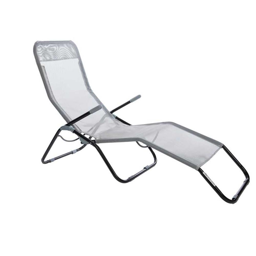 Andoutdoor Tumbona Katlanır Şezlong Pro - Gri - Karavan Malzemeleri, Karavan EkipmanlarıKamp SandalyeleriAndoutdoorAndoutdoor Tumbona Katlanır Şezlong Pro - Gri
