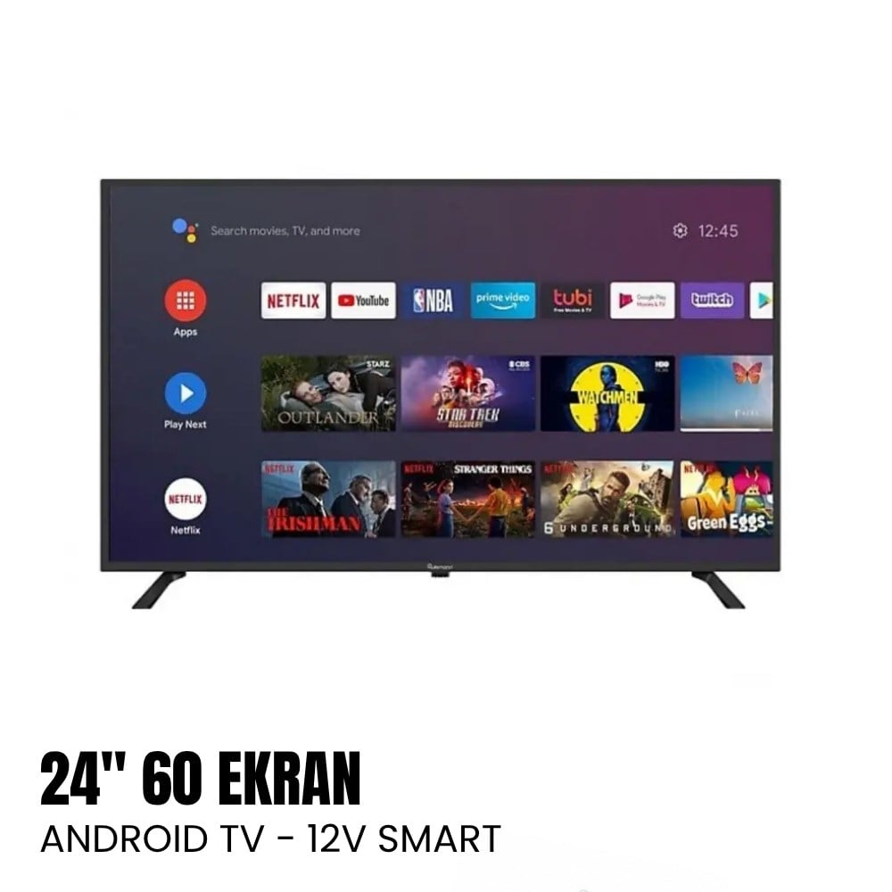 Axen Smart TV Android Uydu Alıcılı Karavan & Tekne Televizyon 24'' - 12v - Karavan Malzemeleri, Karavan EkipmanlarıTelevizyonlar & MonitörlerAxenAxen Smart TV Android Uydu Alıcılı Karavan & Tekne Televizyon 24'' - 12v