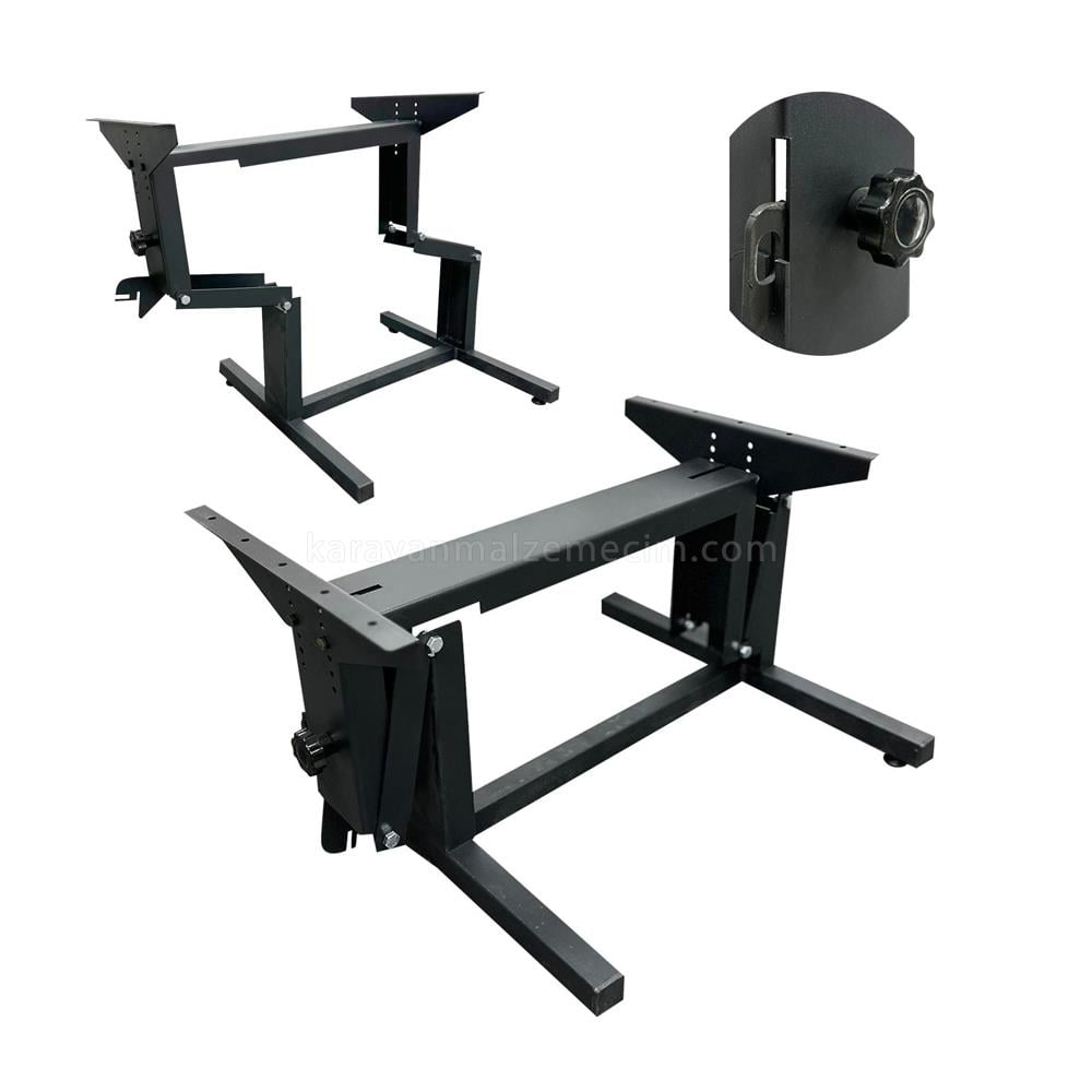 WSC Katlanır Masa Ayağı 35-70cm Siyah