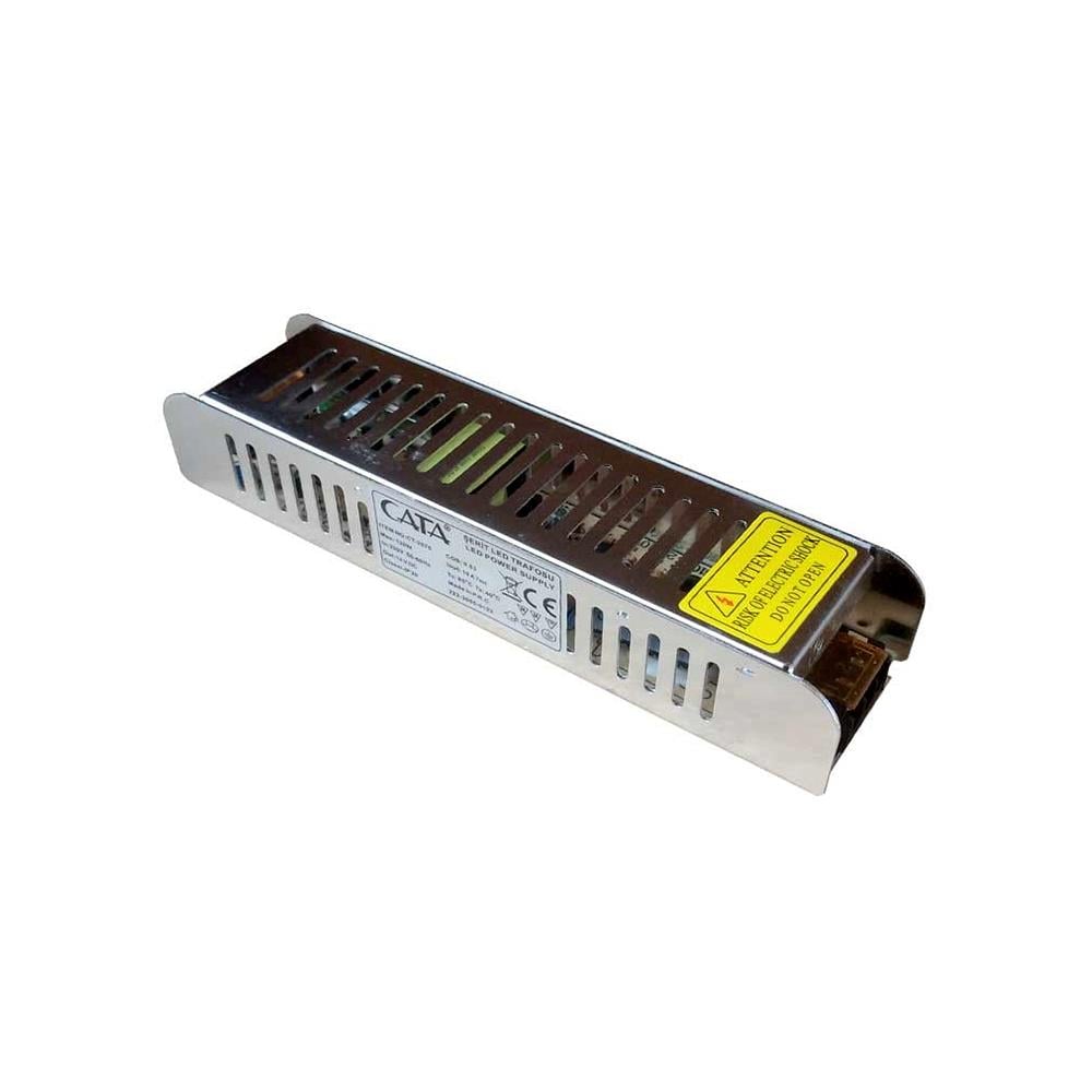 Cata CT-2576 Şerit Led Trafosu 10Ah 120w Slim Kasa - Karavan Malzemeleri, Karavan EkipmanlarıAydınlatma GrubuCataCata CT-2576 Şerit Led Trafosu 10Ah 120w Slim Kasa