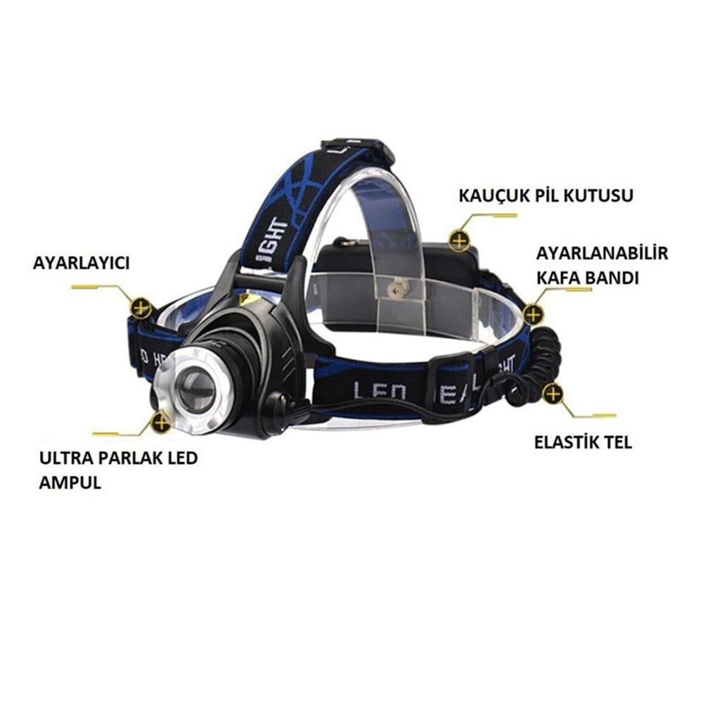 Cata CT-9123 Kafa Lambası Şarj Edilebilir 3 Fonksiyon - Beyaz Işık 6400K - Karavan Malzemeleri, Karavan EkipmanlarıEl Feneri & LambalarCataCata CT-9123 Kafa Lambası Şarj Edilebilir 3 Fonksiyon - Beyaz Işık 6400K