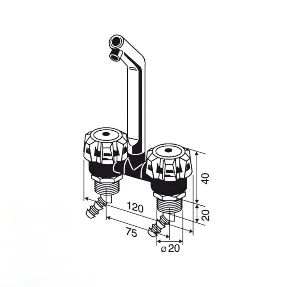 Comet Deluxe Katlanır Sıcak/Soğuk Musluk 12v Switch - Nikel - Karavan Malzemeleri, Karavan EkipmanlarıMusluklar & BataryalarCometComet Deluxe Katlanır Sıcak/Soğuk Musluk 12v Switch - Nikel