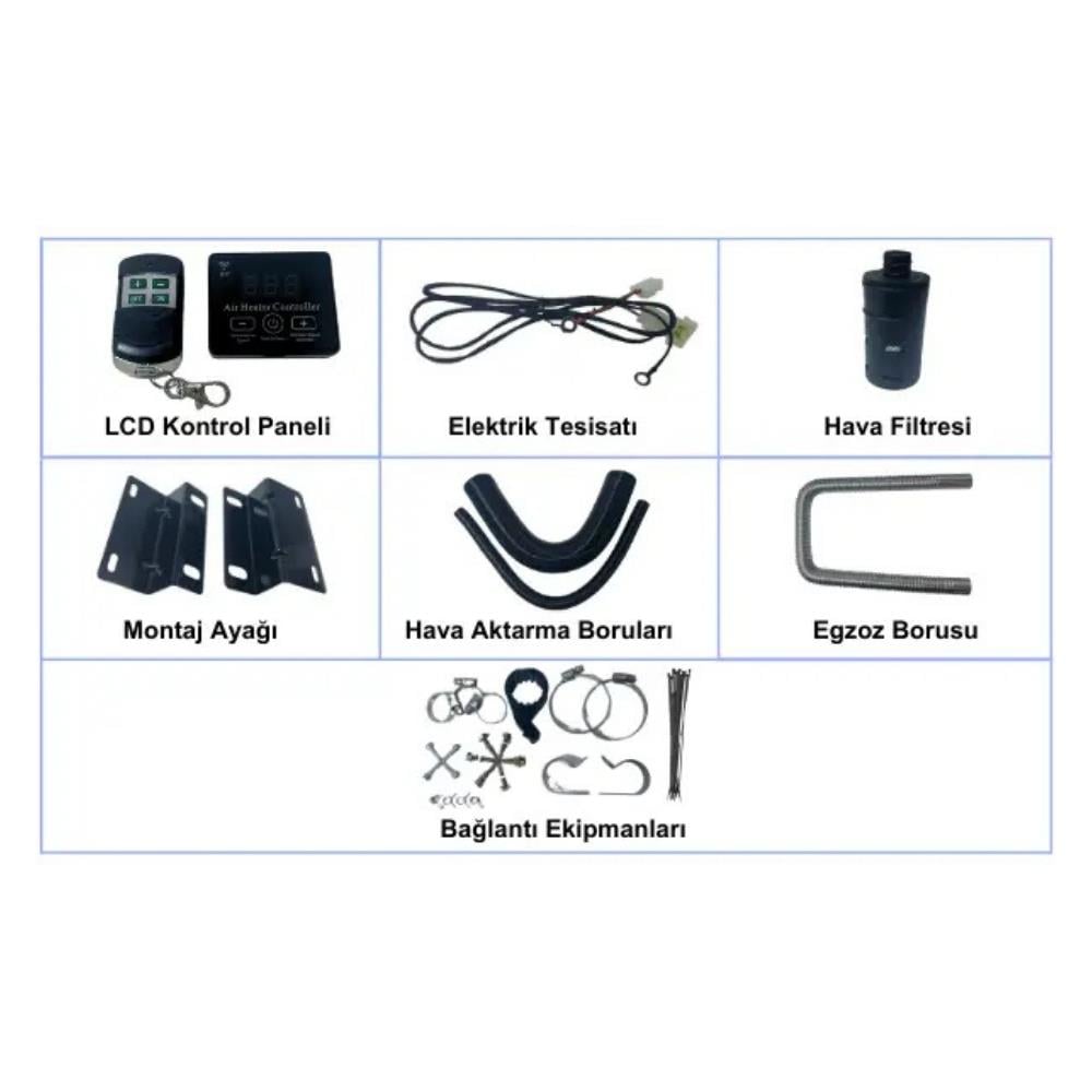 Coolman Mini 1.3kw Çanta Webasto Tipi Isıtıcı 12v-24v - Karavan Malzemeleri, Karavan EkipmanlarıOrtam IsıtıcılarCoolmanCoolman Mini 1.3kw Çanta Webasto Tipi Isıtıcı 12v-24v