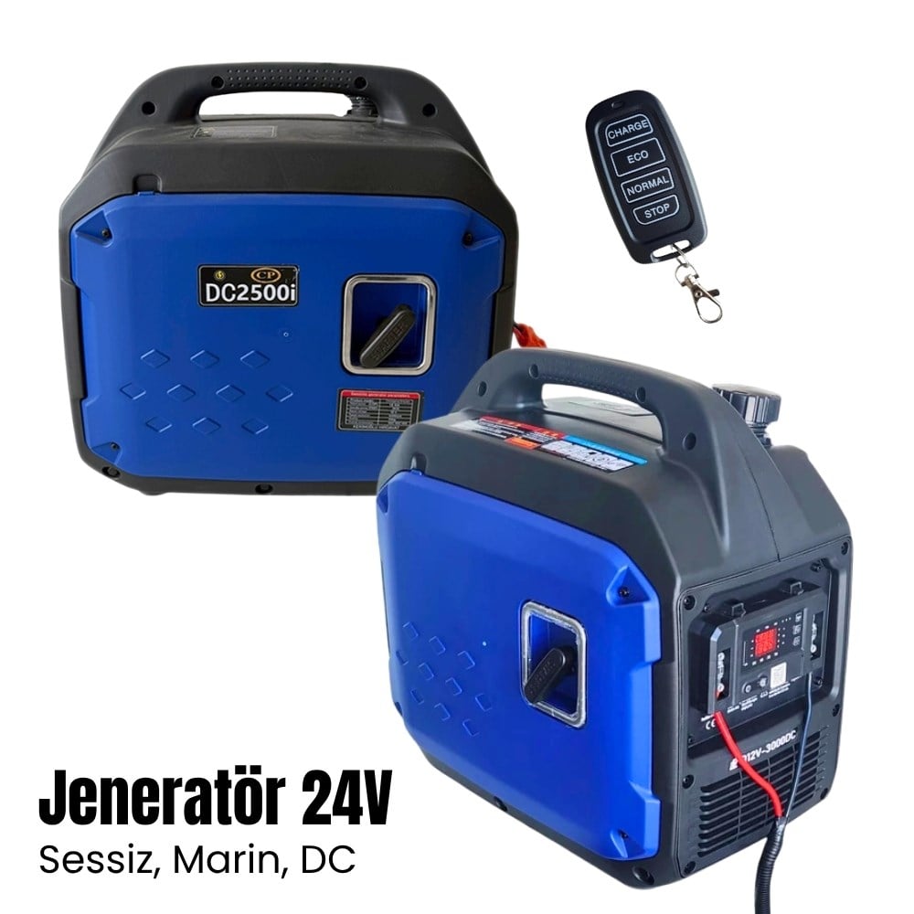DC 24v Jeneratör Ultra Sessiz Bakır Sargılı (Kumandalı) - 1200W 80Ah - Karavan Malzemeleri, Karavan EkipmanlarıTaşınabilir Güç İstasyonlarıKaravanMalzemecimDC 24v Jeneratör Ultra Sessiz Bakır Sargılı (Kumandalı) - 1200W 80Ah