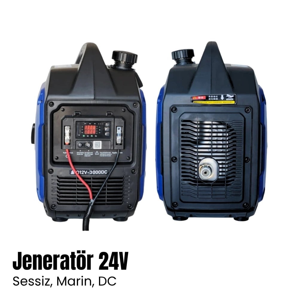 DC 24v Jeneratör Ultra Sessiz Bakır Sargılı (Kumandalı) - 1200W 80Ah - Karavan Malzemeleri, Karavan EkipmanlarıTaşınabilir Güç İstasyonlarıKaravanMalzemecimDC 24v Jeneratör Ultra Sessiz Bakır Sargılı (Kumandalı) - 1200W 80Ah