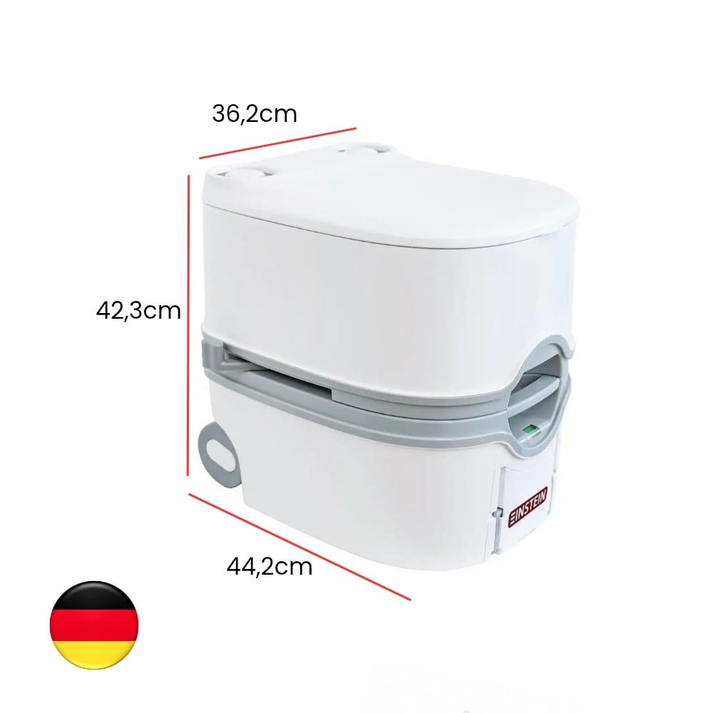 Einstein W5002 Pro Portatif Tuvalet 20 Litre - Karavan Malzemeleri, Karavan EkipmanlarıPortatif TuvaletlerEinsteinEinstein W5002 Pro Portatif Tuvalet 20 Litre