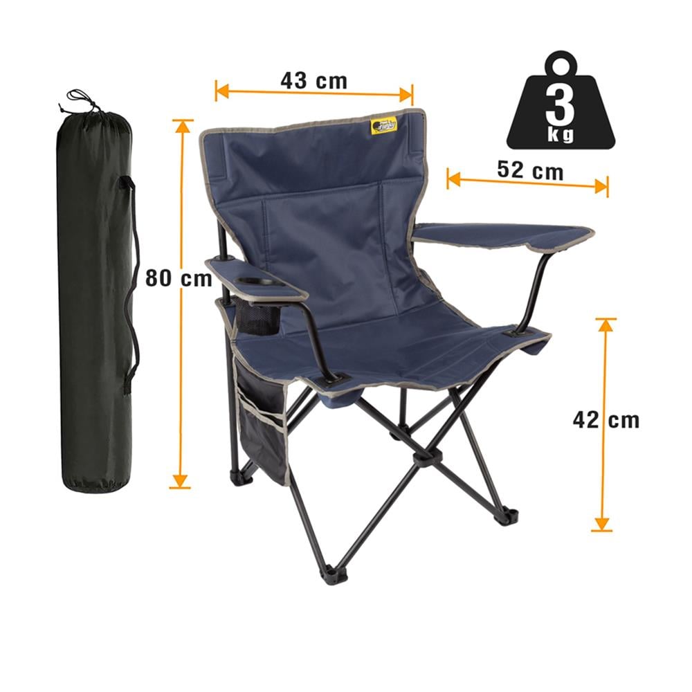 Funky Chairs Lüks Kamp Sandalyesi V2 - Lacivert - Karavan Malzemeleri, Karavan EkipmanlarıKamp SandalyeleriFunky ChairsFunky Chairs Lüks Kamp Sandalyesi V2 - Lacivert