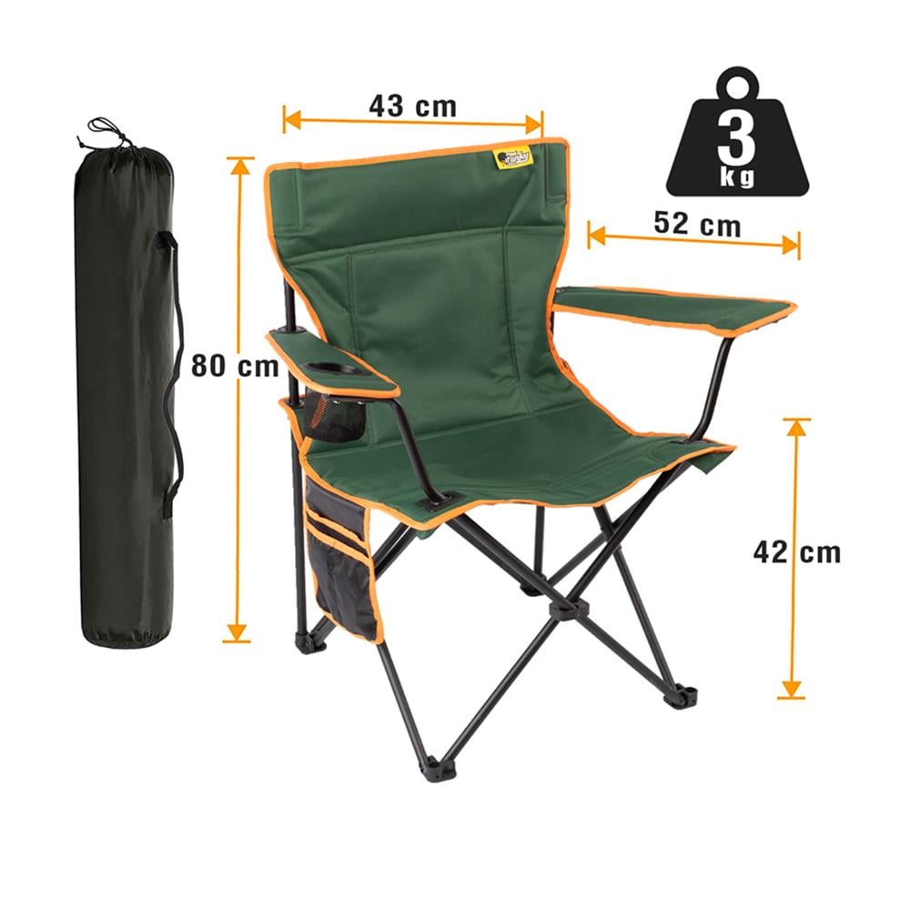 Funky Chairs Lüks Kamp Sandalyesi V2 - Yeşil - Karavan Malzemeleri, Karavan EkipmanlarıKamp SandalyeleriFunky ChairsFunky Chairs Lüks Kamp Sandalyesi V2 - Yeşil