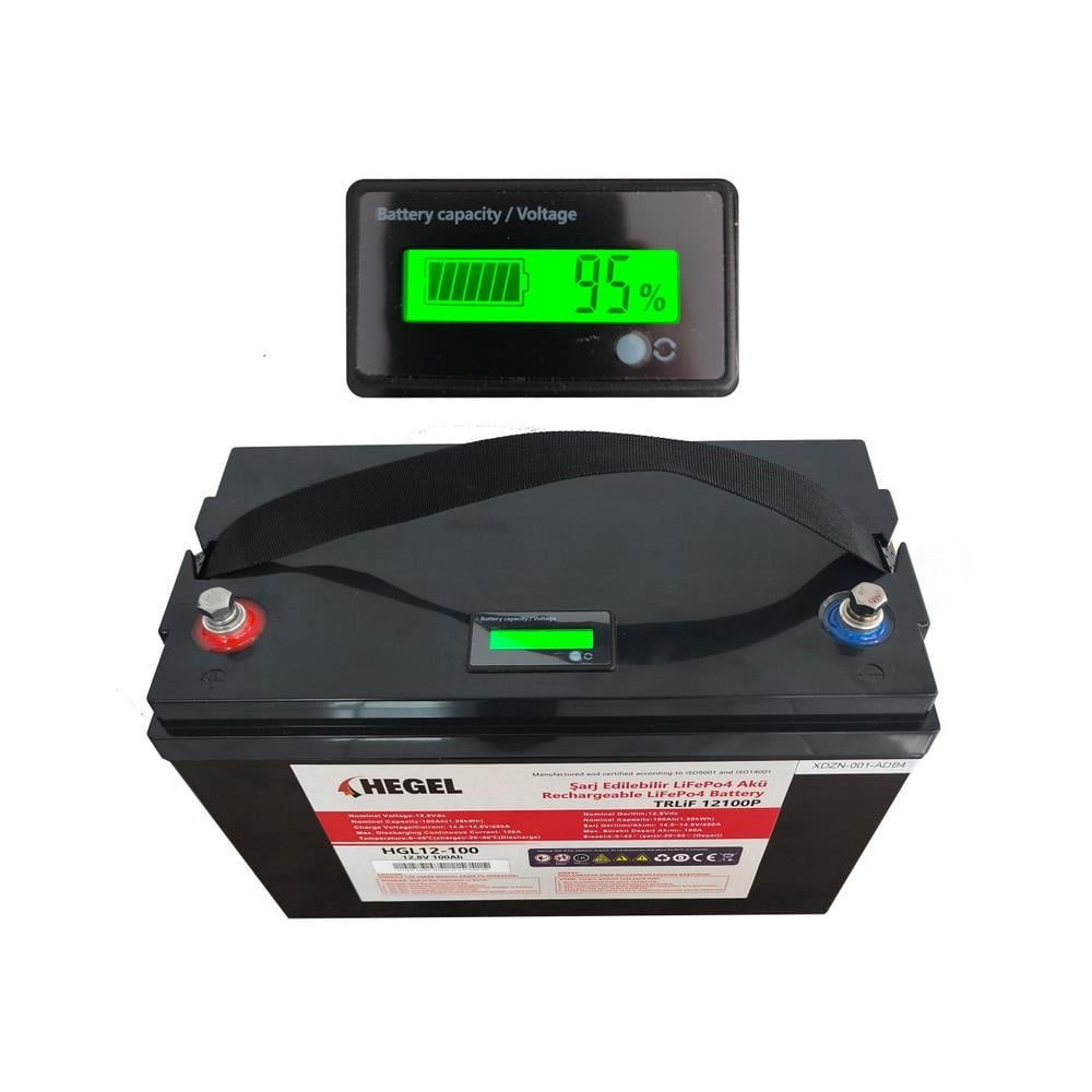 Hegel Lityum Akü 100Ah LifePO4 12.8v 1280Wh - Karavan Malzemeleri, Karavan EkipmanlarıLityum AkülerHegelHegel Lityum Akü 100Ah LifePO4 12.8v 1280Wh