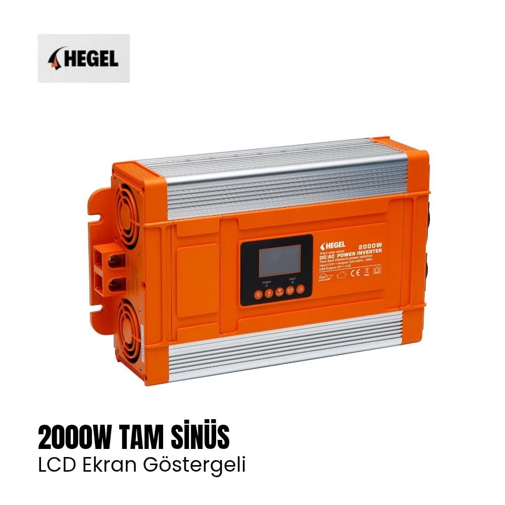 Hegel Tam Sinüs Inverter 2000w LCD Göstergeli - 12v - Karavan Malzemeleri, Karavan EkipmanlarıTam Sinüs InverterlerHegelHegel Tam Sinüs Inverter 2000w LCD Göstergeli - 12v