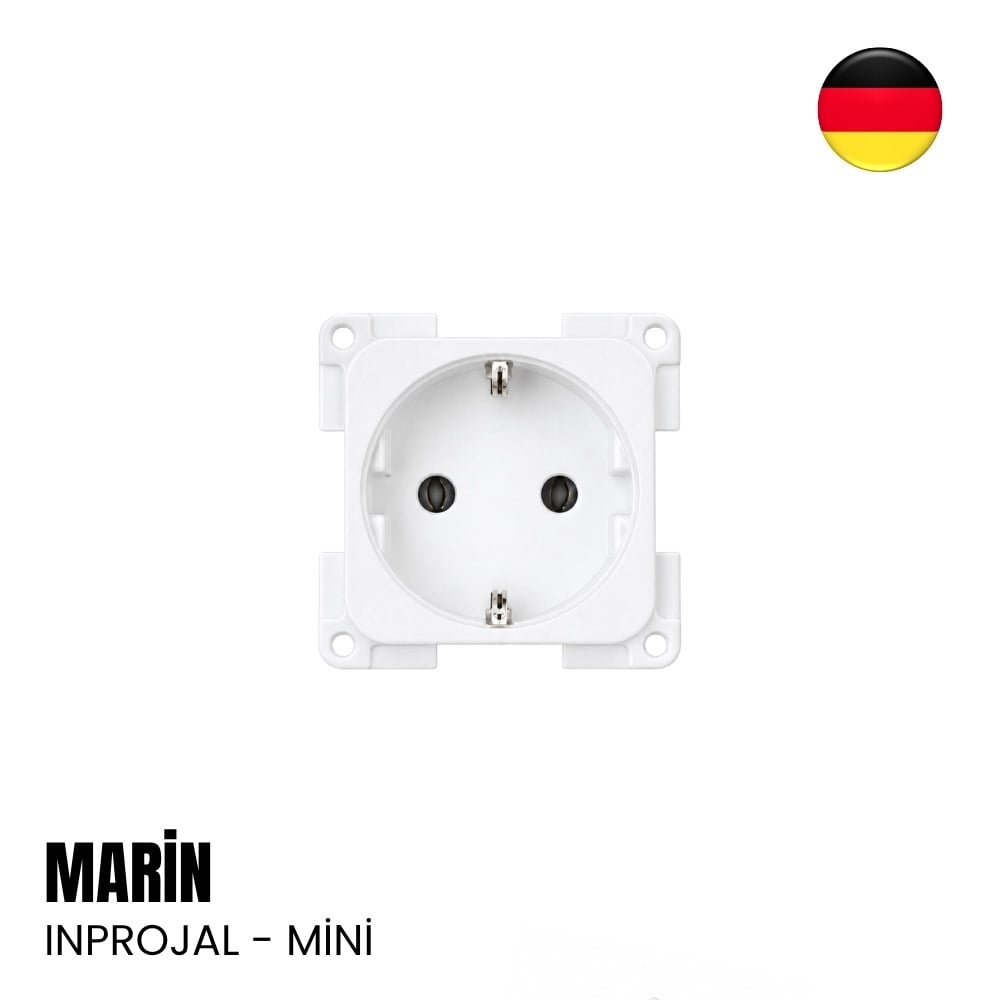 Inprojal Marin Priz - Mini (Tekne, Yat, Karavan) - Beyaz - Tekne & Yat Malzemeleri, Tekne ve Yat AksesuarlarıAnahtar, Priz, SöketInprojalInprojal Marin Priz - Mini (Tekne, Yat, Karavan) - Beyaz