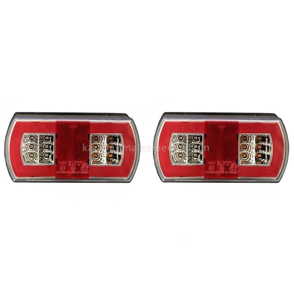 Led Römork Stop Lambası 12v Uzun Tip 2'li Set