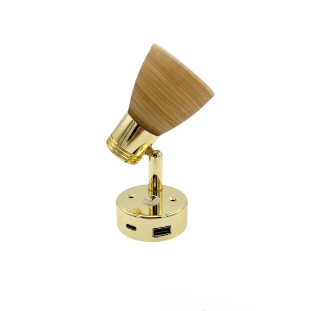 Mellifera Led Okuma Lambası Modern Dokunmatik Dimmerli 2w 12v/24v - Gold - Karavan Malzemeleri, Karavan Ekipmanlarıİç AydınlatmaMelliferaMellifera Led Okuma Lambası Modern Dokunmatik Dimmerli 2w 12v/24v - Gold