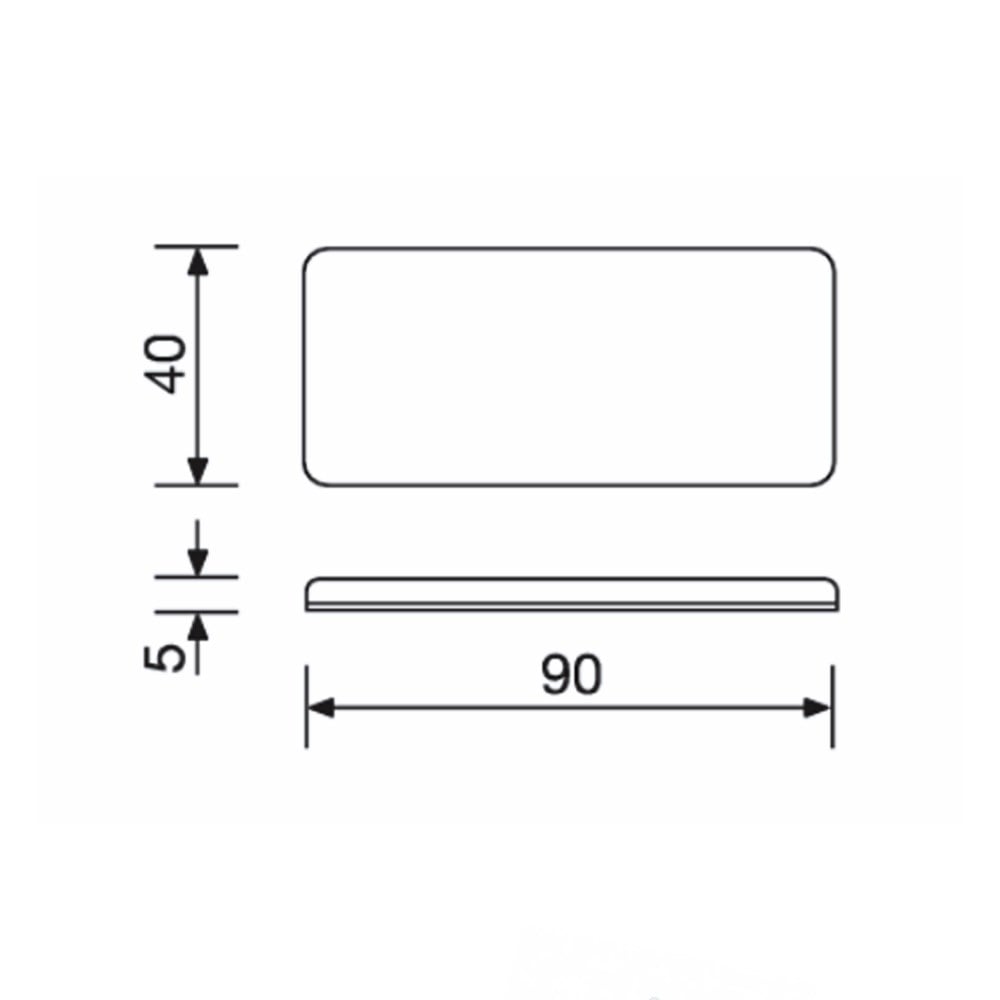 Reflektör Dikdörtgen Reflektör Arkası Yapışkanlı 9x4cm - Turuncu - Römork Karavan Reflektör ÇeşitleriReflektör & Etek LambalarıKaravanMalzemecimReflektör Dikdörtgen Reflektör Arkası Yapışkanlı 9x4cm - Turuncu