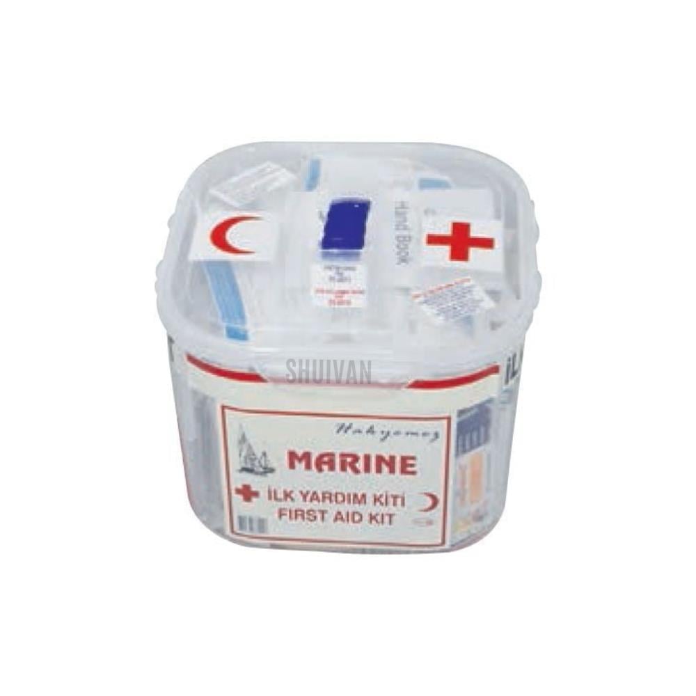 Saray İlk Yardım Kutusu Gemi için 111 Parça - 23x23x17cm - Tekne Yat Aksesuarları, Tekne Yat Malzemeleriİlk Yardım ÇantasıSaraySaray İlk Yardım Kutusu Gemi için 111 Parça - 23x23x17cm