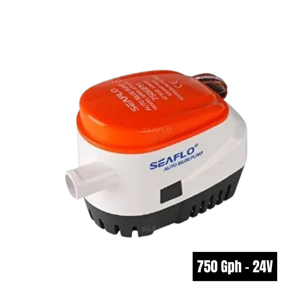 Seaflo Otomatik Sintine Pompası 750 Gph - 24v 1,6Ah - Tekne Yat Aksesuarları, Tekne Yat MalzemeleriOtomatik Sintine PompalarıSeafloSeaflo Otomatik Sintine Pompası 750 Gph - 24v 1,6Ah