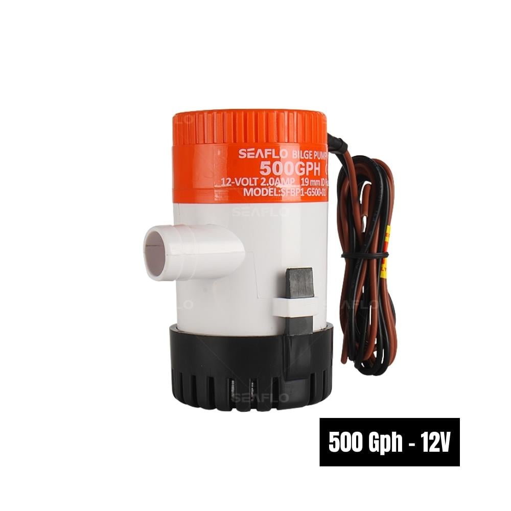 Seaflo Sintine Pompası 500 Gph - 12v 1,6Ah - Tekne Yat Aksesuarları, Tekne Yat MalzemeleriManuel Sintine PompalarıSeafloSeaflo Sintine Pompası 500 Gph - 12v 1,6Ah