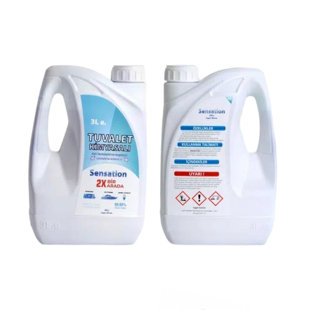 Sensation Karavan & Tekne 3 Litre Katı Atık Parçalayıcı Tuvalet Kimyasalı - Karavan Malzemeleri, Karavan EkipmanlarıTuvalet KimyasallarıSensationSensation Karavan & Tekne 3 Litre Katı Atık Parçalayıcı Tuvalet Kimyasalı