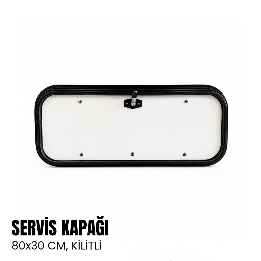 SHUIVAN Bagaj Kapağı Servis Kapısı 80x30 cm (Kilitli) - Beyaz - Karavan Malzemeleri, Karavan EkipmanlarıÇekmece & Dolap KilitleriSHUIVANSHUIVAN Bagaj Kapağı Servis Kapısı 80x30 cm (Kilitli) - Beyaz