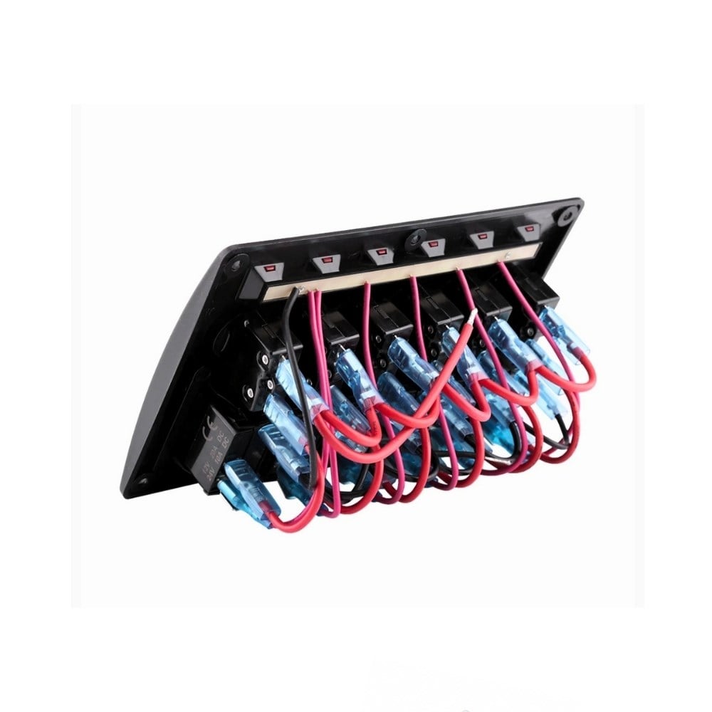 SHUIVAN BFY 6'lı Switch Panel Tam Otomatik Sigorta Paneli - Işıklı - Karavan Malzemeleri, Karavan EkipmanlarıSwitch PanellerSHUIVANSHUIVAN BFY 6'lı Switch Panel Tam Otomatik Sigorta Paneli - Işıklı