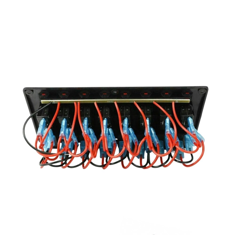 SHUIVAN BFY 8'li Switch Panel Tam Otomatik Sigorta Paneli - Işıklı - Karavan Malzemeleri, Karavan EkipmanlarıSwitch PanellerSHUIVANSHUIVAN BFY 8'li Switch Panel Tam Otomatik Sigorta Paneli - Işıklı