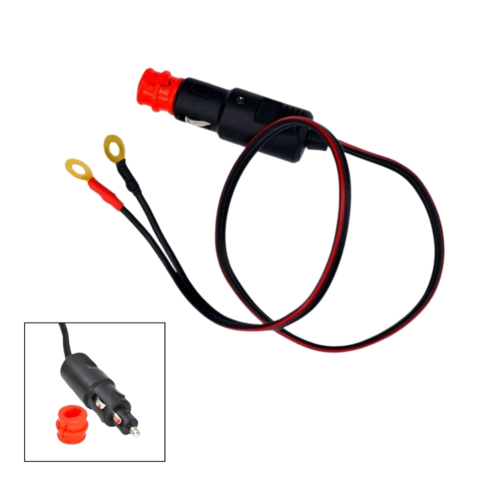 SHUIVAN Çakmak Girişi Erkek Söket Bakır Kablolu 2x2,5 M6 - 50cm - Karavan Malzemeleri, Karavan EkipmanlarıAnahtarlar, Prizler & SöketlerSHUIVANSHUIVAN Çakmak Girişi Erkek Söket Bakır Kablolu 2x2,5 M6 - 50cm