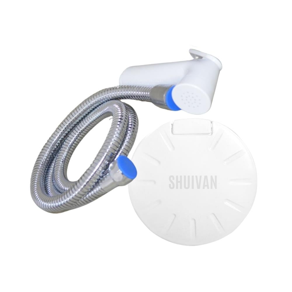 SHUIVAN Dış Duş Seti 1,5m Hortumlu Başlık ve Kapak - Beyaz (Eko) - Karavan Malzemeleri, Karavan EkipmanlarıDış DuşlarSHUIVANSHUIVAN Dış Duş Seti 1,5m Hortumlu Başlık ve Kapak - Beyaz (Eko)