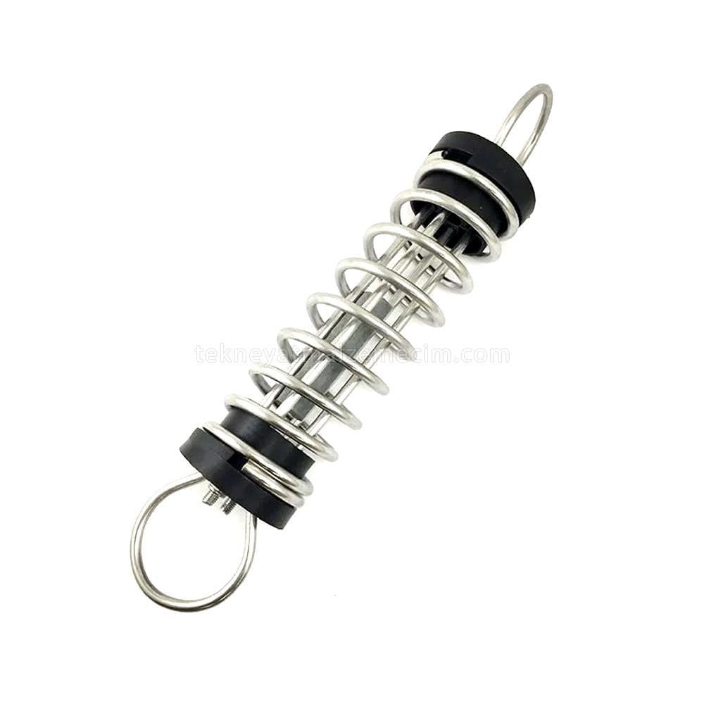 SHUIVAN Halat Esnetme Yayı Takviyeli 70x400mm - Krom - Tekne Yat Aksesuarları, Tekne Yat MaĺzemeleriHalat ve EkipmanlarıSHUIVANSHUIVAN Halat Esnetme Yayı Takviyeli 70x400mm - Krom