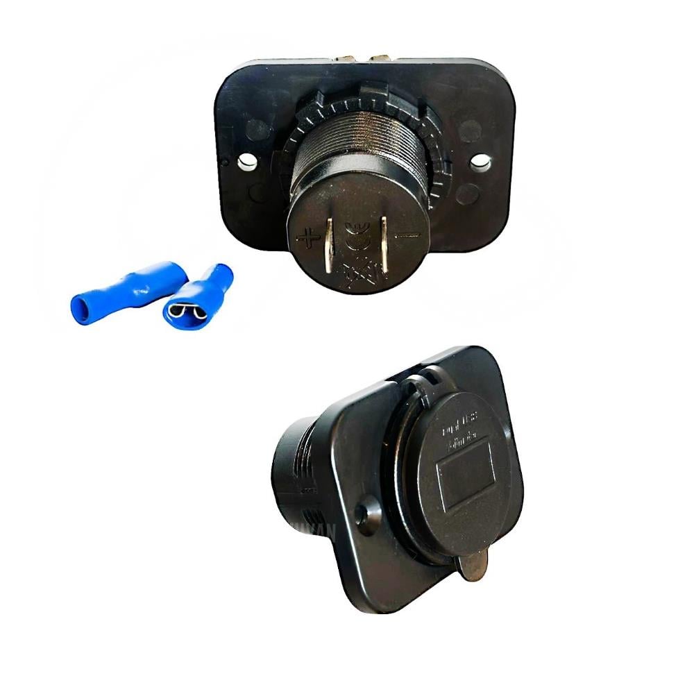 SHUIVAN İkili USB Söketi + Voltmetre Göstergeli Kapaklı - Karavan Malzemeleri, Karavan EkipmanlarıAnahtarlar, Prizler & SöketlerSHUIVANSHUIVAN İkili USB Söketi + Voltmetre Göstergeli Kapaklı