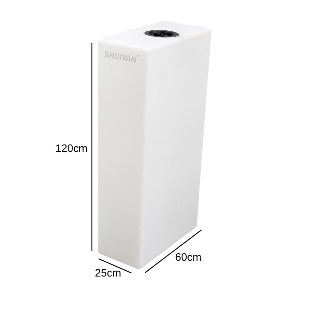SHUIVAN Karavan & Tekne Su Deposu 200 Litre 60x25x120cm (Dikey) - Karavan Malzemeleri, Karavan EkipmanlarıSu DepolarıSHUIVANSHUIVAN Karavan & Tekne Su Deposu 200 Litre 60x25x120cm (Dikey)
