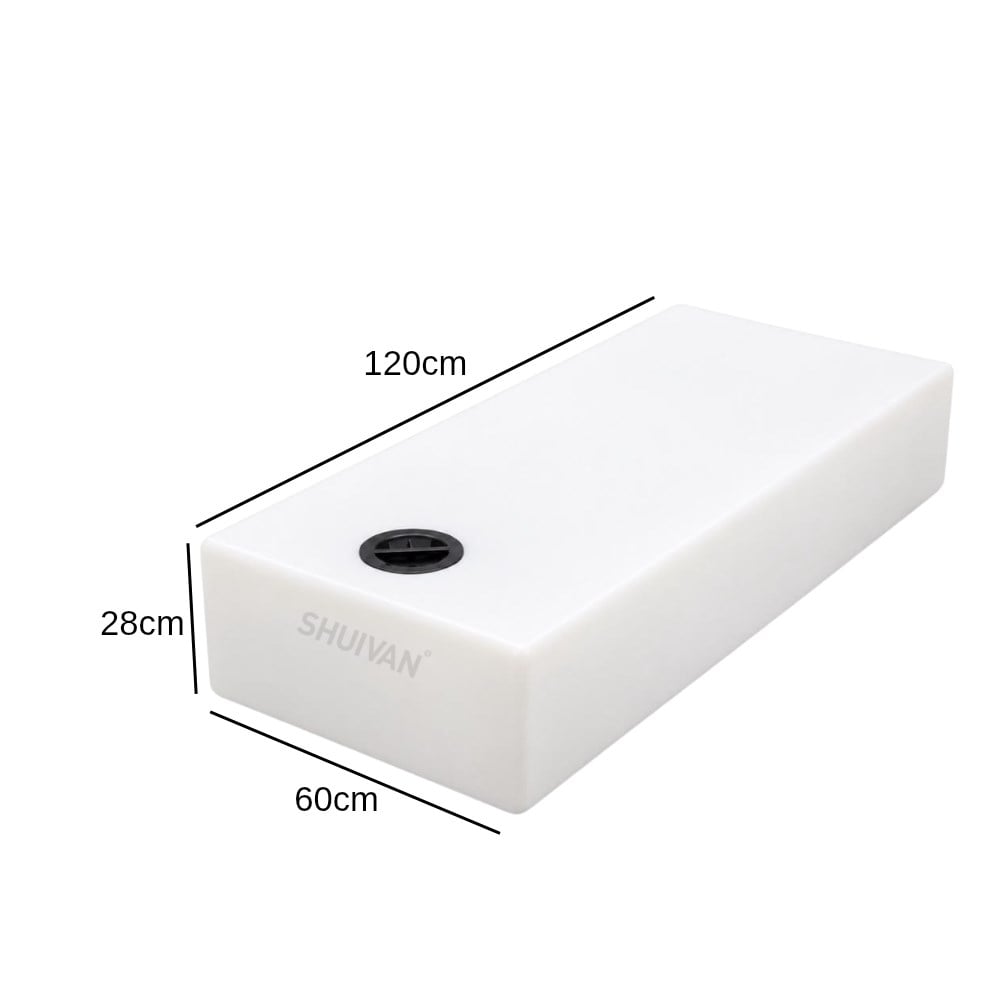 SHUIVAN Karavan & Tekne Su Deposu 200 Litre 120x60x28cm - Karavan Malzemeleri, Karavan EkipmanlarıSu DepolarıSHUIVANSHUIVAN Karavan & Tekne Su Deposu 200 Litre 120x60x28cm