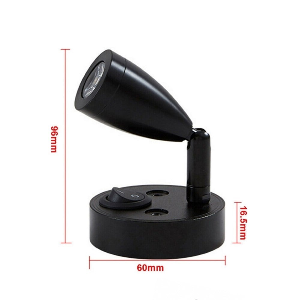 SHUIVAN Led Okuma Lambası Günışığı 12v 3w 200lm Kısa - Siyah - Karavan Malzemeleri, Karavan Ekipmanlarıİç AydınlatmaSHUIVANSHUIVAN Led Okuma Lambası Günışığı 12v 3w 200lm Kısa - Siyah