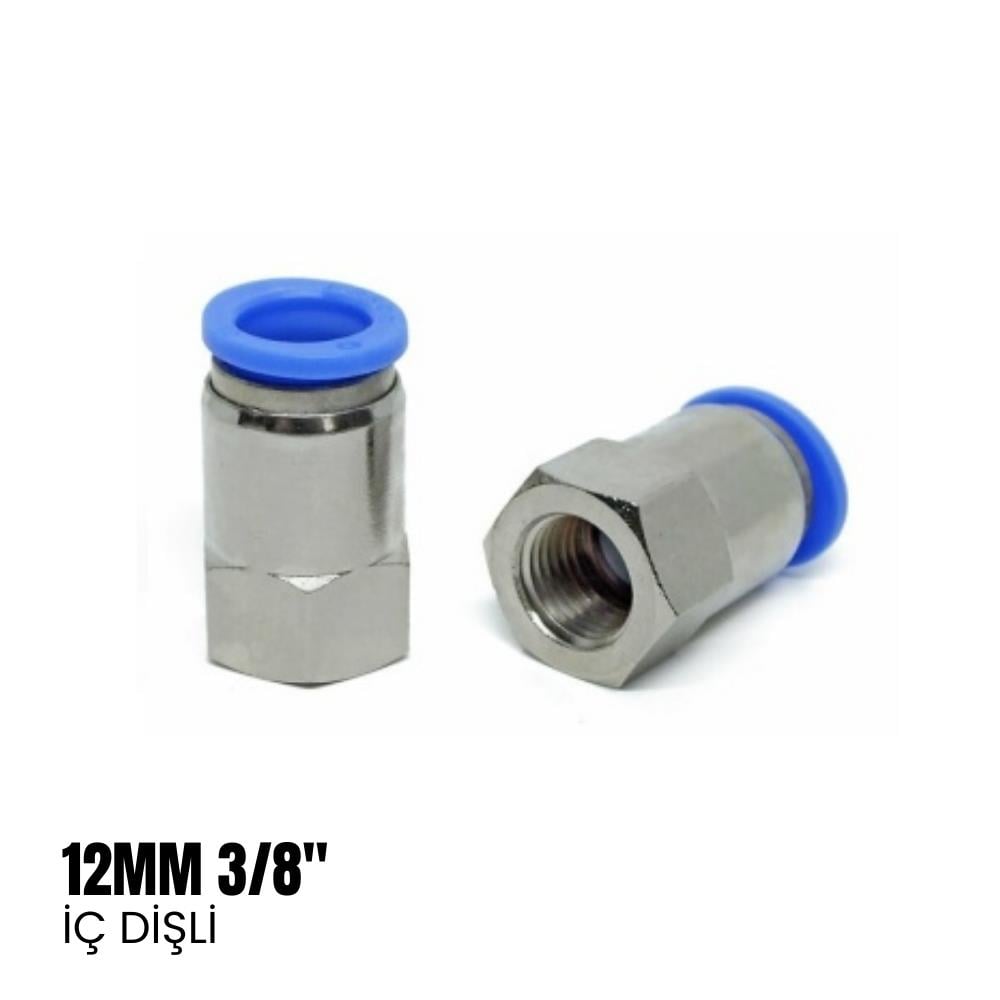 SHUIVAN Pnömatik Rekor 12mm 3/8″ İç Dişli - Şipşak - Karavan Malzemeleri, Karavan EkipmanlarıSu Hortumu & BağlantılarıSHUIVANSHUIVAN Pnömatik Rekor 12mm 3/8″ İç Dişli - Şipşak