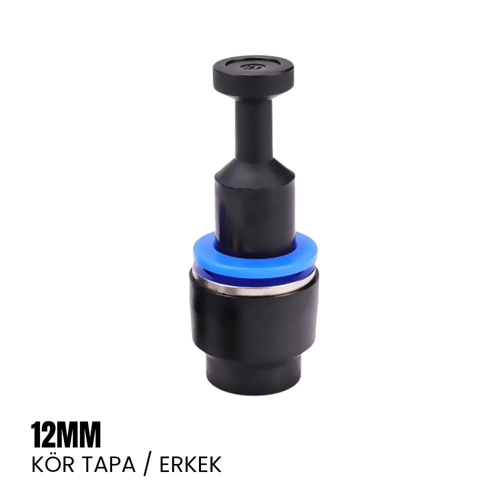 SHUIVAN Pnömatik Rekor 12mm Kör Tapa Erkek Körleme - Şipşak - Karavan Malzemeleri, Karavan EkipmanlarıSu Hortumu & BağlantılarıSHUIVANSHUIVAN Pnömatik Rekor 12mm Kör Tapa Erkek Körleme - Şipşak