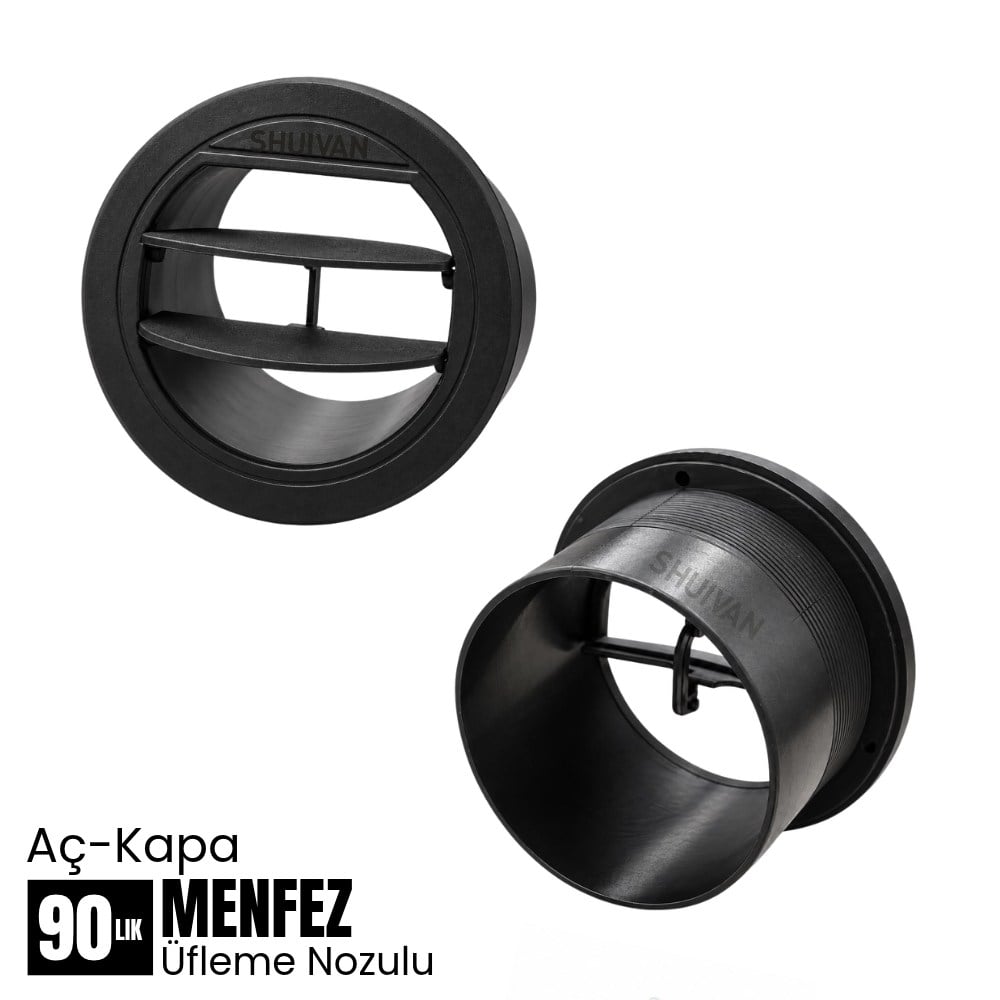 SHUIVAN Webasto Tipi Isıtıcı 90mm Aç-Kapa Menfez Açılır Kapanır Üfleme Nozulu - Karavan Malzemeleri, Karavan EkipmanlarıAksesuar & Yedek ParçalarSHUIVANSHUIVAN Webasto Tipi Isıtıcı 90mm Aç-Kapa Menfez Açılır Kapanır Üfleme Nozulu