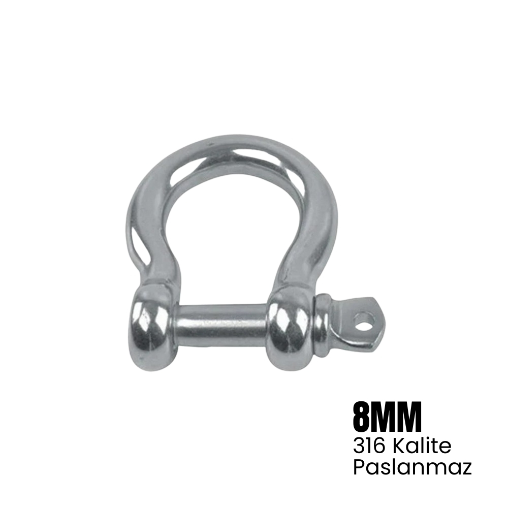 SHUIVAN Zincir Kilidi 8mm Omega Tip - 316 Paslanmaz - Tekne Yat Aksesuarları, Tekne Yat MalzemeleriZincir ve EkipmanlarıSHUIVANSHUIVAN Zincir Kilidi 8mm Omega Tip - 316 Paslanmaz