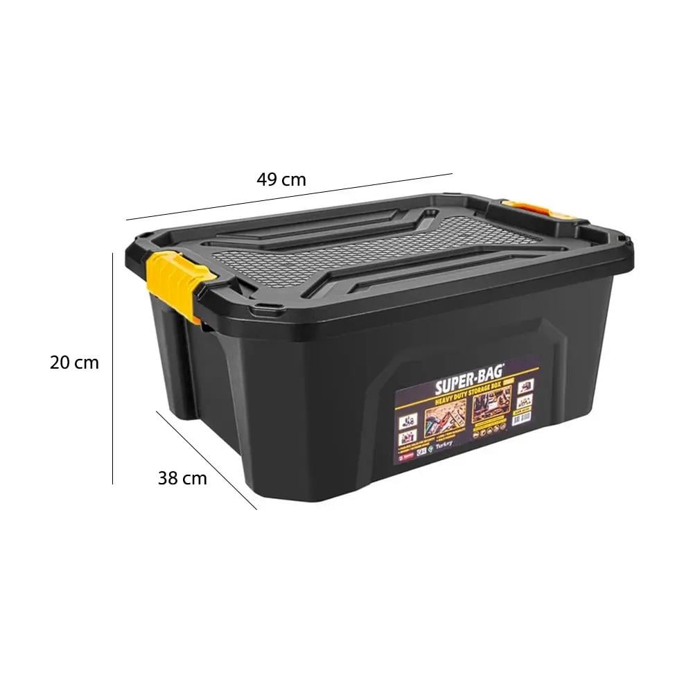 Super Kilitli Saklama Kutusu 20 Litre Bagaj Düzenleyici - Karavan Malzemeleri, Karavan EkipmanlarıEşya DüzenleyicilerSHUIVANSuper Kilitli Saklama Kutusu 20 Litre Bagaj Düzenleyici