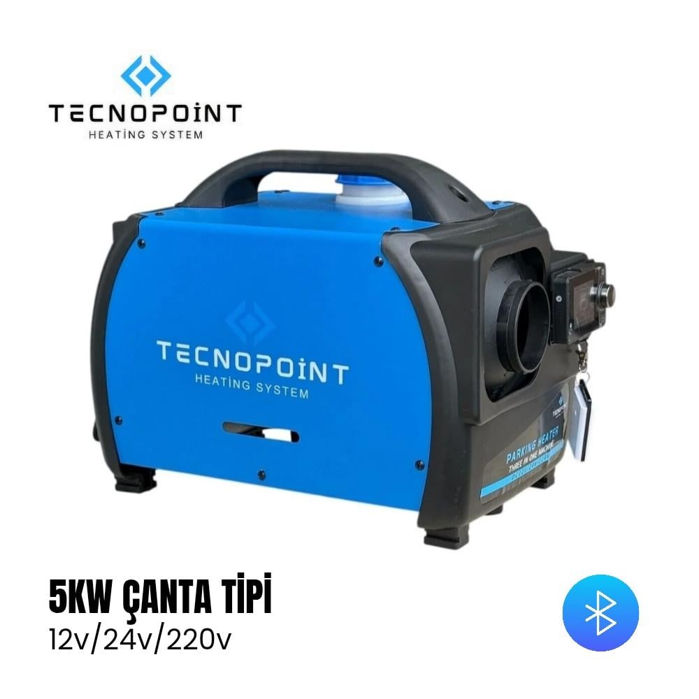 Tecnopoint 5kw Çanta Webasto Tipi Isıtıcı Bluetooth 12v-24v-220v - Karavan Malzemeleri, Karavan EkipmanlarıOrtam IsıtıcılarTecnopointTecnopoint 5kw Çanta Webasto Tipi Isıtıcı Bluetooth 12v-24v-220v