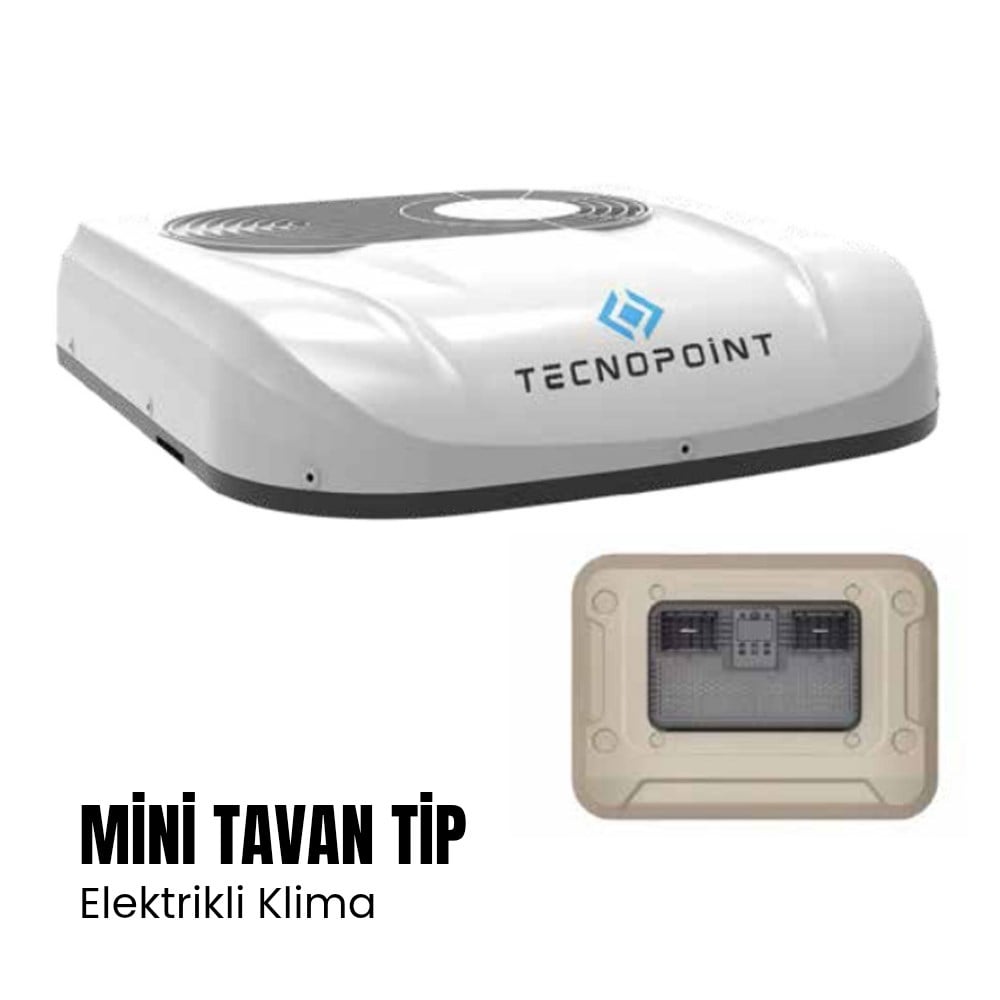 Tecnopoint TC19-05 Mini Tavan Tipi Karavan Elektrikli Klima - 12v - Karavan Malzemeleri, Karavan EkipmanlarıTavan KlimalarıTecnopointTecnopoint TC19-05 Mini Tavan Tipi Karavan Elektrikli Klima - 12v