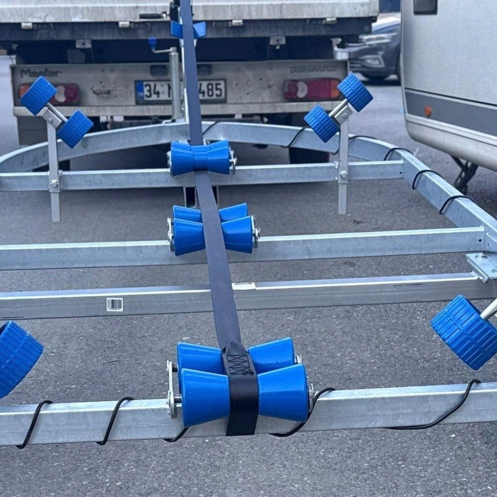 Tekne İçin Römork Orta Makara Takozu 206mm - Mavi - Römork Malzemeleri, Tekne RömorkMakara & TakozlarSHUIVANTekne İçin Römork Orta Makara Takozu 206mm - Mavi