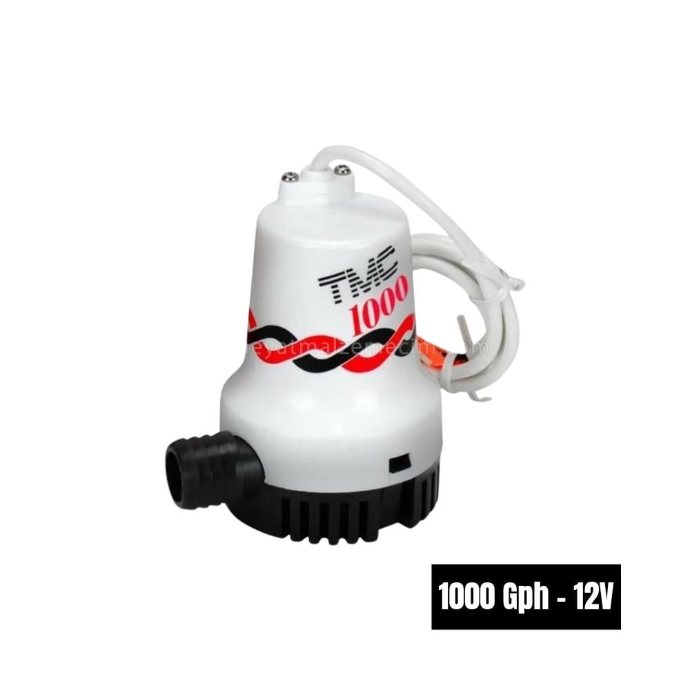 TMC Sintine Pompası 1000 Gph - 12v 5Ah - Tekne Yat Aksesuarları, Tekne Yat MalzemeleriManuel Sintine PompalarıTMCTMC Sintine Pompası 1000 Gph - 12v 5Ah
