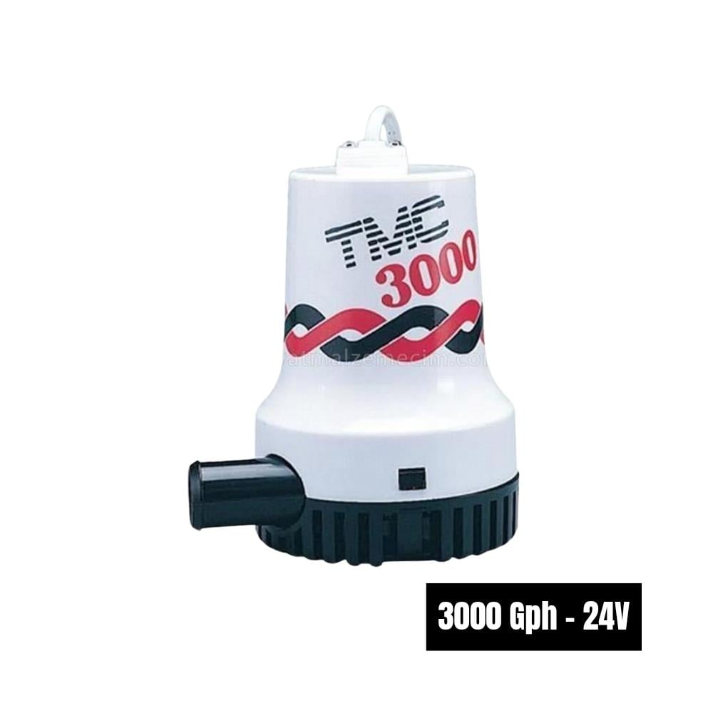 TMC Sintine Pompası 3000 Gph - 24v 9Ah - Tekne Yat Aksesuarları, Tekne Yat MalzemeleriManuel Sintine PompalarıTMCTMC Sintine Pompası 3000 Gph - 24v 9Ah