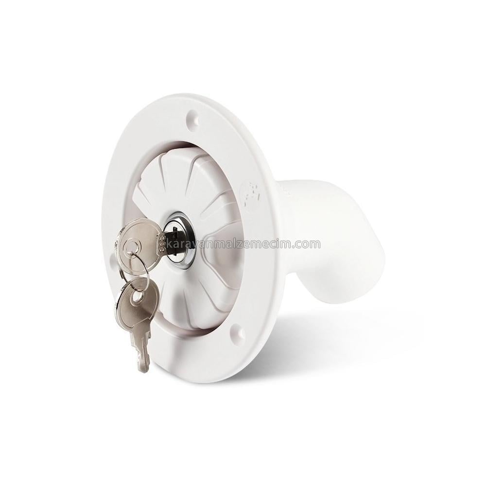 TYT Su Dolum Girişi Anahtarlı Kilitli Su Dolum Noktası - Beyaz