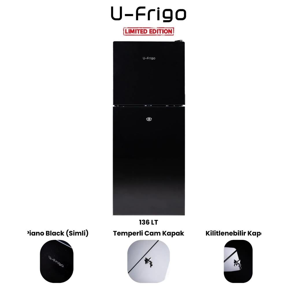 U-Frigo Kompresörlü Karavan Buzdolabı 68 Litre 12v/24v - Karavan Malzemeleri, Karavan EkipmanlarıBuzdolaplarıU-FrigoU-Frigo Karavan/Tekne Buzdolabı 136 Litre 12v/24v - Tamperli Cam Kapak - Siyah