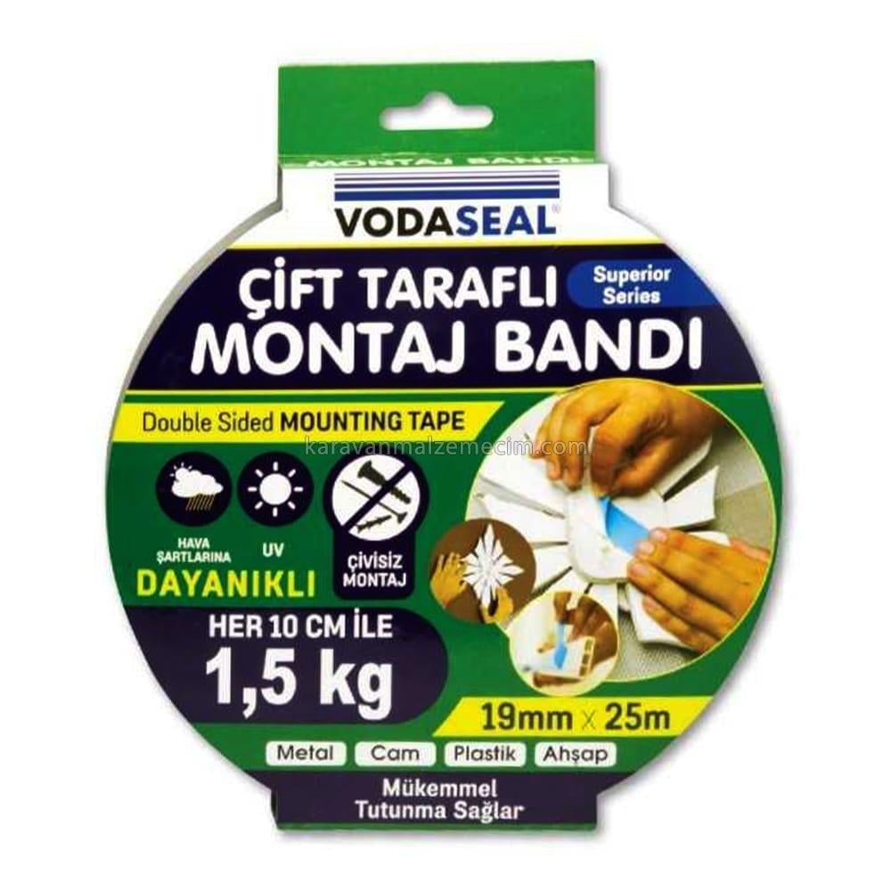 Vodaseal Çift Taraflı Bant 19 Mm x 25 Mt