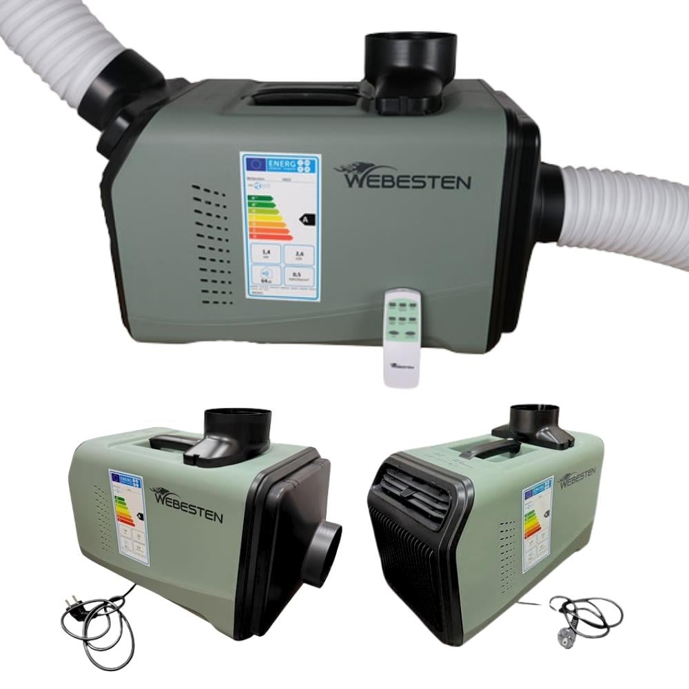 Webesten Karavan Tekne Kamp Portatif Klima 220v - 1500w - Karavan Malzemeleri, Karavan EkipmanlarıTavan KlimalarıWebestenWebesten Karavan Tekne Kamp Portatif Klima 220v - 1500w