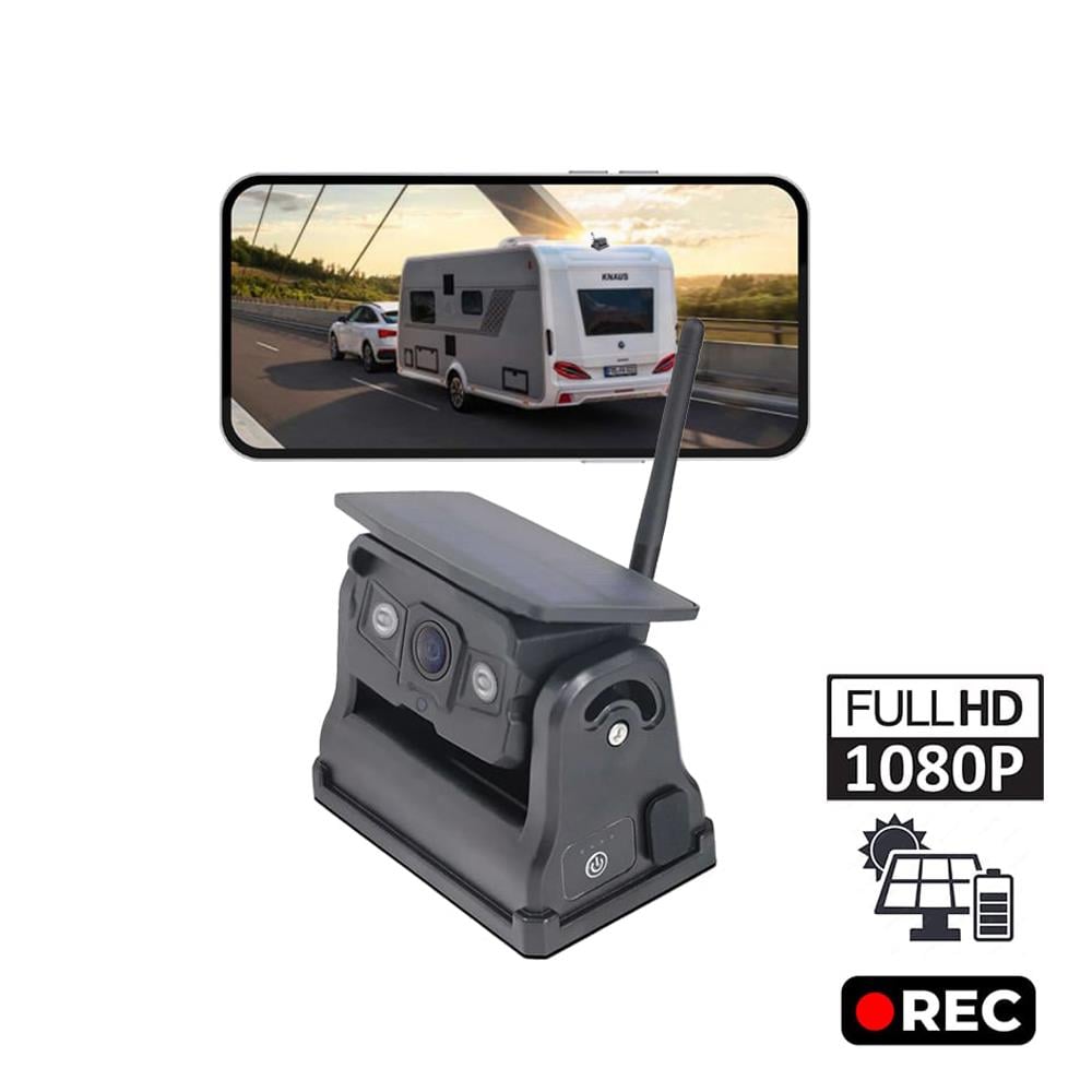 Wox Solar Şarjlı Kablosuz Karavan Geri Görüş Kamerası 1080p - Karavan Malzemeleri, Karavan EkipmanlarıKameralarAUTO WOXWox Solar Şarjlı Kablosuz Karavan Geri Görüş Kamerası 1080p